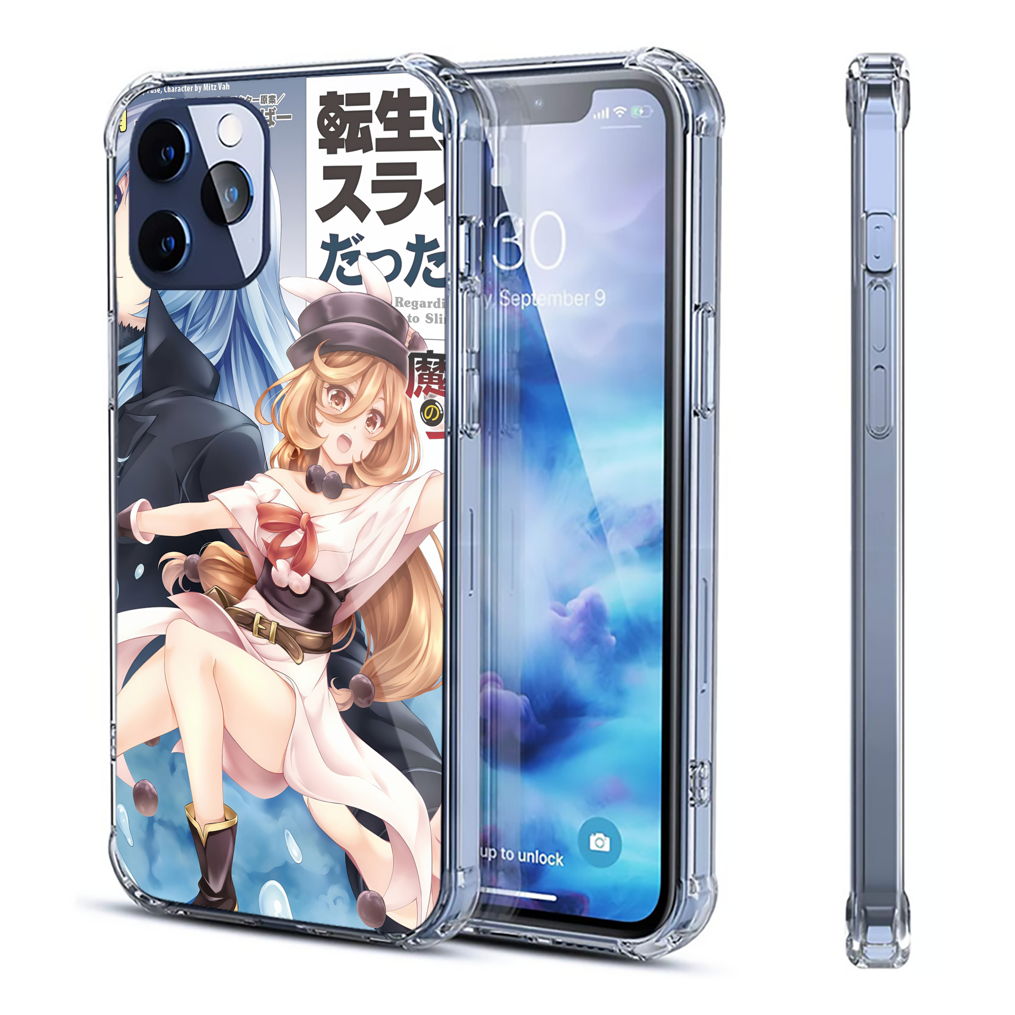 （画像用） 転スラ Regarding Reincarnated to Slime 【iPhone 12シリーズ対応】透明スマホケース（クリアソフトケース）